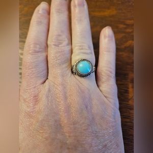 Sterling silver turquoise ring